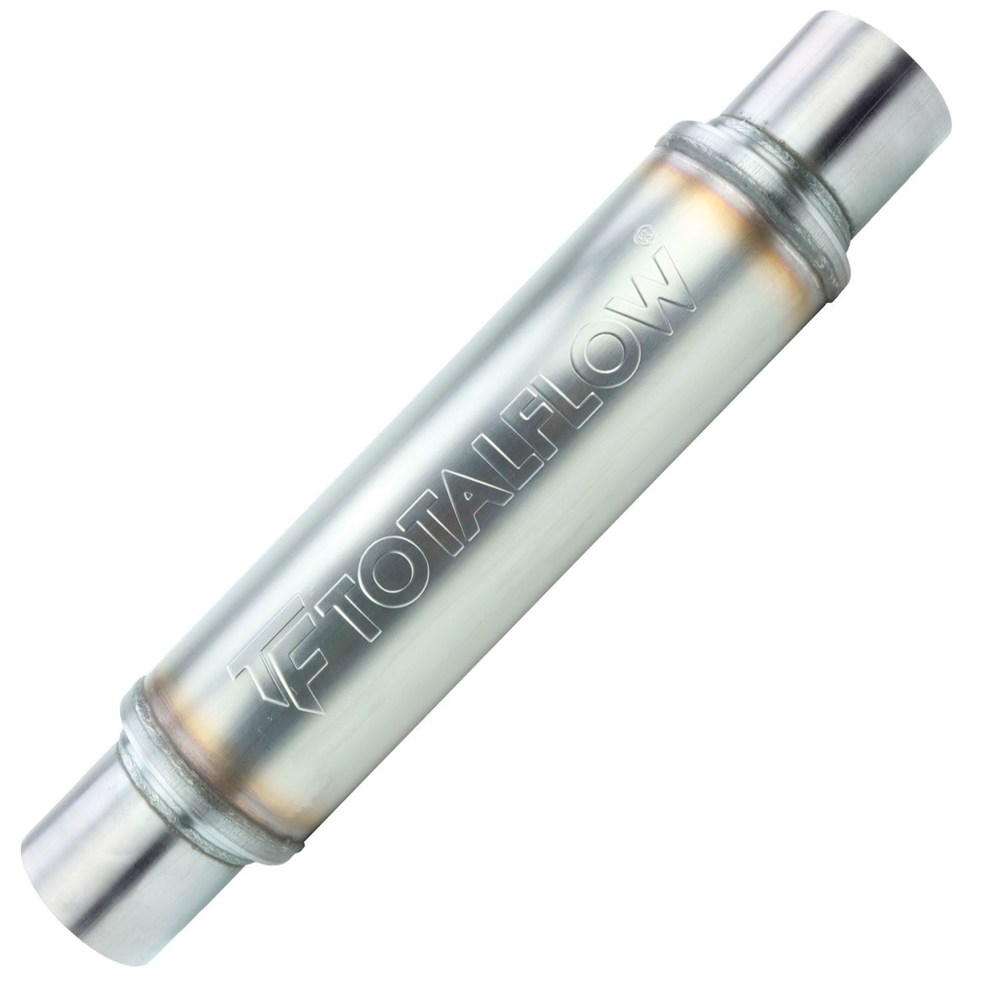 18-Inch Straight Exhaust Pipe Tailpipe – 2.5" OD To 2.5" ID Aluminized Steel For Custom Exhaust Builds