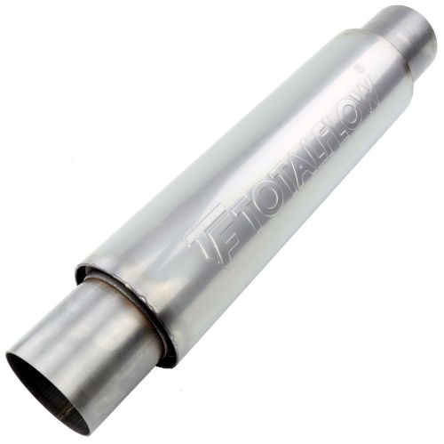 Details about   HighFlow Straight-Thru Universal Muffler 2.5 Inches Inlet Outlet Exhaust 256917