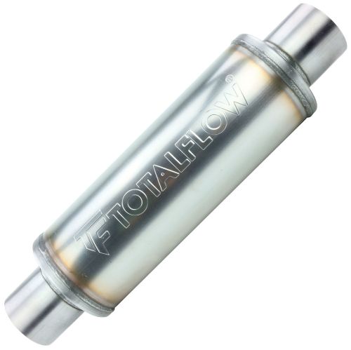 TOTALFLOW 20421 Straight Through Universal Exhaust Muffler - 4 Inch ID
