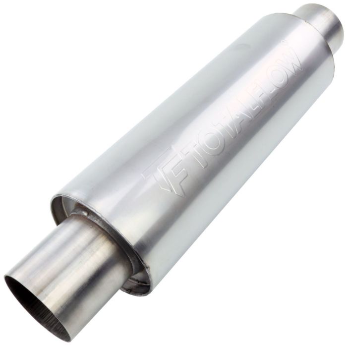 TOTALFLOW 22414 Straight Through Universal Exhaust Muffler - 2 Inch ID TOTALFLOW 22414 Straight Through Universal Exhaust Muffler - 2 Inch ID