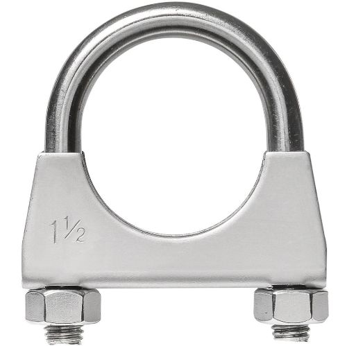TOTALFLOW TF-U150 U-Bolt | Saddle Exhaust Muffler Clamp Band | 1.5 Inch
