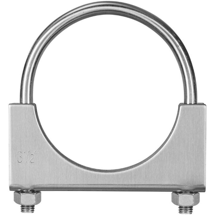 TOTALFLOW TF-U350 U-Bolt | Saddle Exhaust Muffler Clamp Band | 3.5 Inch TOTALFLOW TF-U350 U-Bolt | Saddle Exhaust Muffler Clamp Band | 3.5 Inch