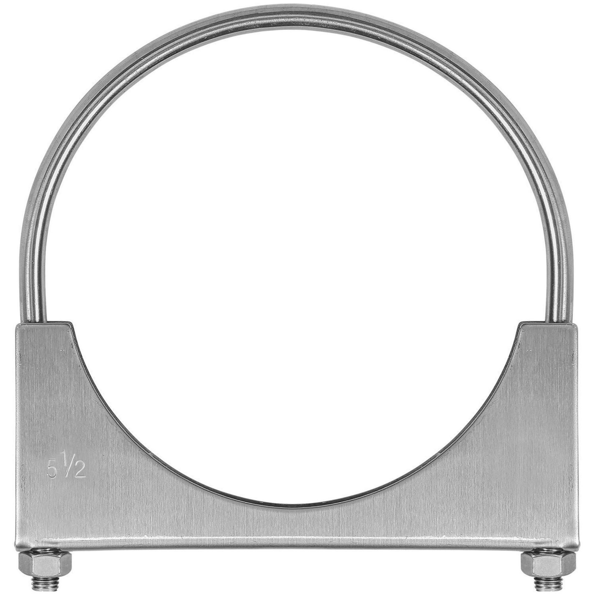 TOTALFLOW TF-U550 U-Bolt | Saddle Exhaust Muffler Clamp Band | 5.5 Inch