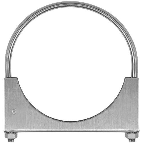 TOTALFLOW TF-U600 U-Bolt | Saddle Exhaust Muffler Clamp Band | 6 Inch