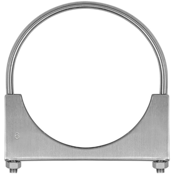 TOTALFLOW TF-U600 U-Bolt | Saddle Exhaust Muffler Clamp Band | 6 Inch TOTALFLOW TF-U600 U-Bolt | Saddle Exhaust Muffler Clamp Band | 6 Inch