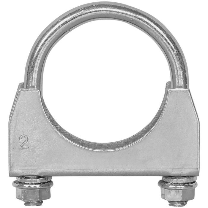 TOTALFLOW TF-UZ200 U-Bolt | Saddle Exhaust Muffler Clamp Band | 2 Inch TOTALFLOW TF-UZ200 U-Bolt | Saddle Exhaust Muffler Clamp Band | 2 Inch