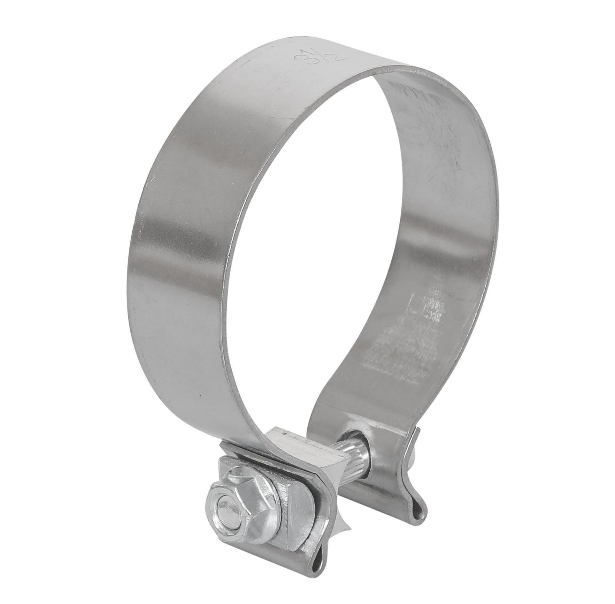 TOTALFLOW TF-350SS Single Bolt Exhaust Muffler Clamp Band | 3.5 Inch