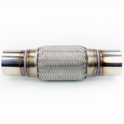 TOTALFLOW TF-N50150 Heavy Duty Double Braided Universal Exhaust Flex Pipe Connector | 2 Inch ID