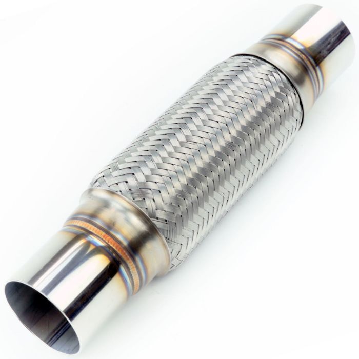 TOTALFLOW TF-N50200 Heavy Duty Double Braided Universal Exhaust Flex Pipe Connector | 2 Inch ID TOTALFLOW TF-N50200 Heavy Duty Double Braided Universal Exhaust Flex Pipe Connector | 2 Inch ID