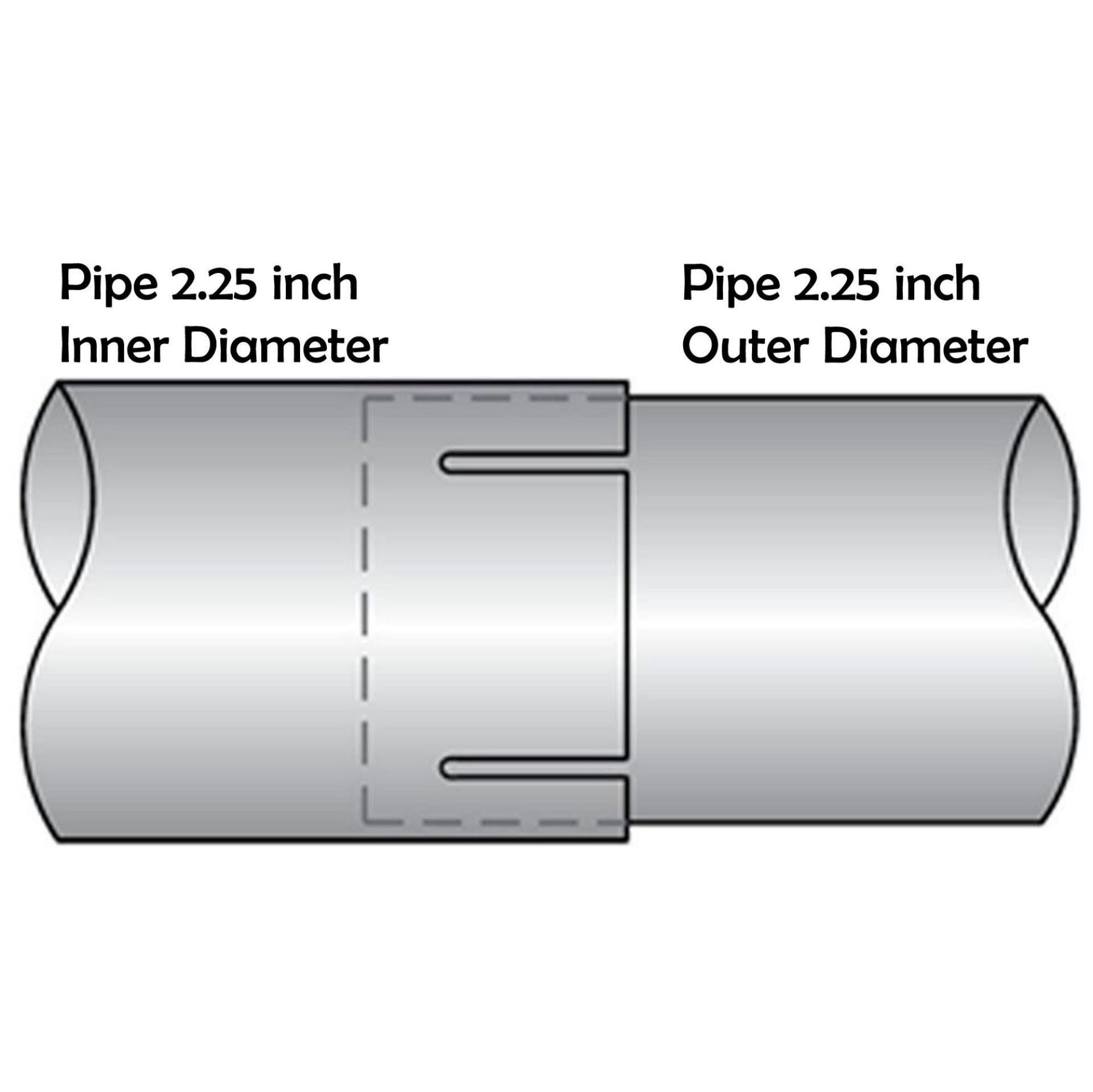 2.25" inch exhaust clamp, muffler clamp, exhaust band clamp 21/4" Inch, exhaust pipe clamp, 2.