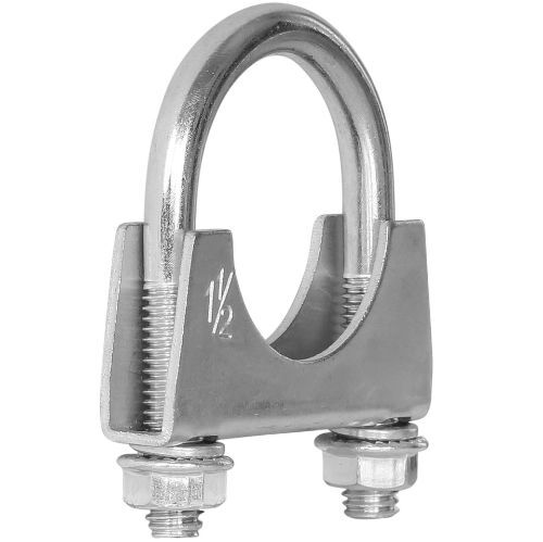 TOTALFLOW TF-UZ150 U-Bolt | Saddle Exhaust Muffler Clamp Band | 1.5 Inch
