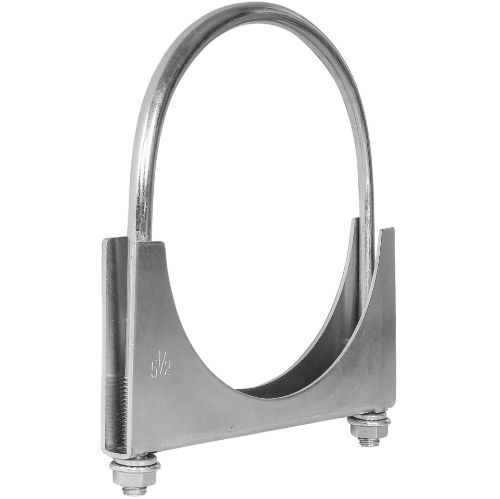 TOTALFLOW TF-UZ550 U-Bolt | Saddle Exhaust Muffler Clamp Band | 5.5 Inch