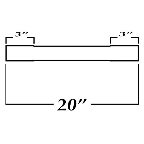 TOTALFLOW 20-304-201-152 Straight Slip-Over Exhaust Pipe | 2 Inch - ID | 2 Inch - ID