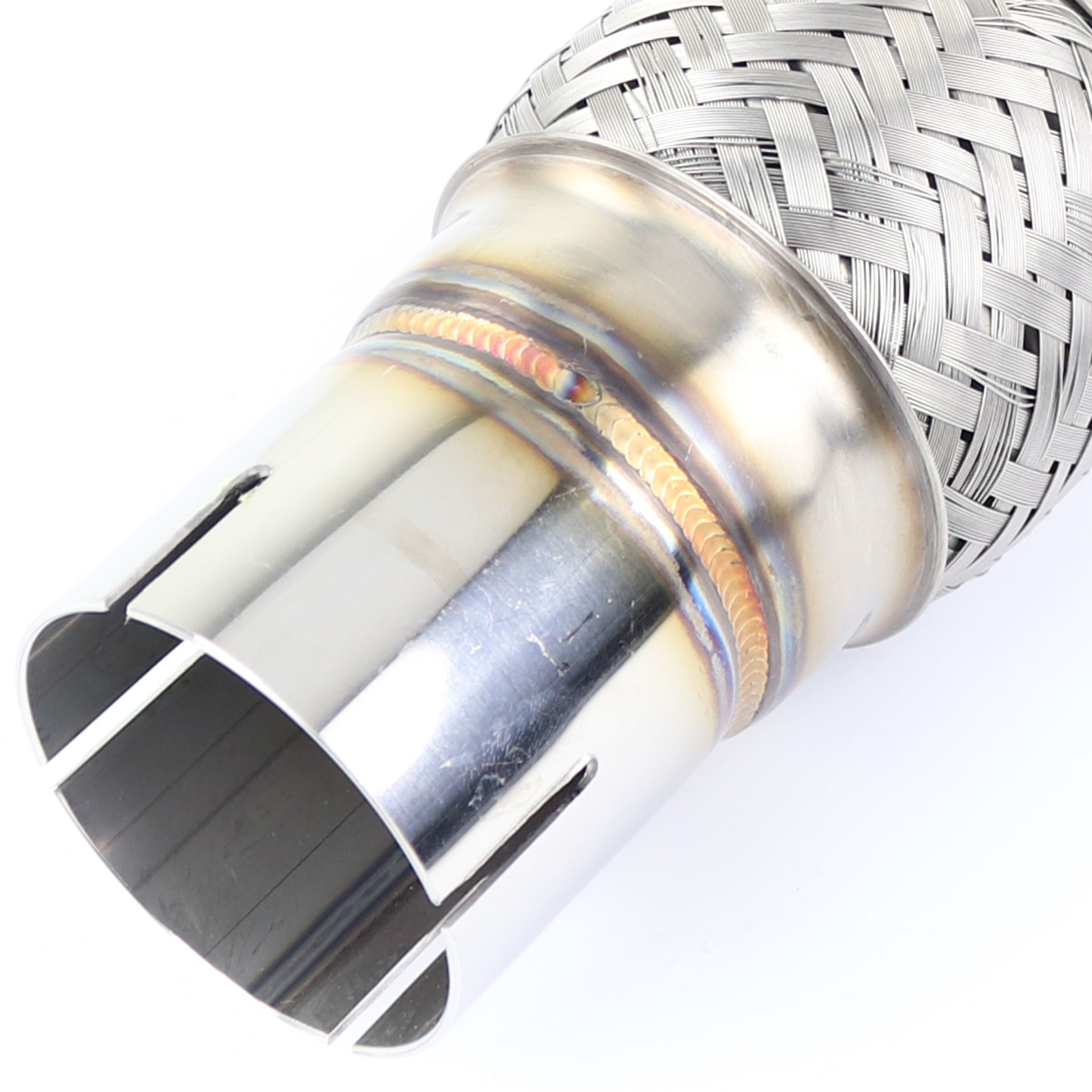2.5" (2 1/2 in.) x 6" Flex Pipe Exhaust Coupling Quality  Stainless Heavy Duty