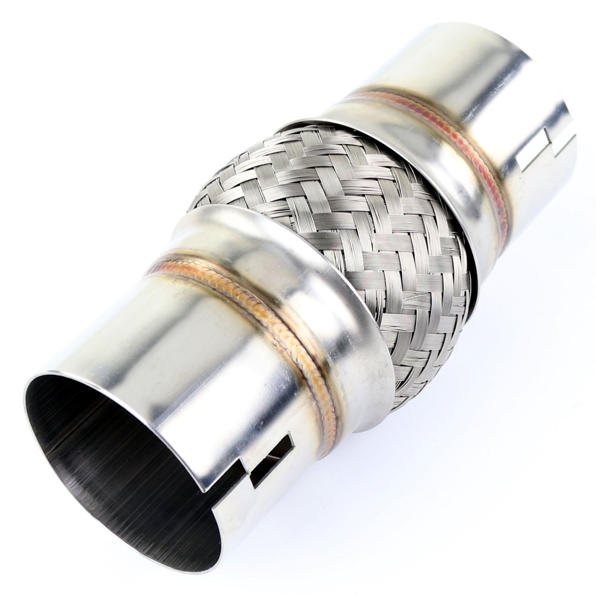 2.5" (2 1/2 in.) x 6" Flex Pipe Exhaust Coupling Quality  Stainless Heavy Duty