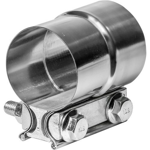 TOTALFLOW TF-J57 Lap Joint Exhaust Muffler 2-1/4" Inch  Clamp Band | 2.25" Inch