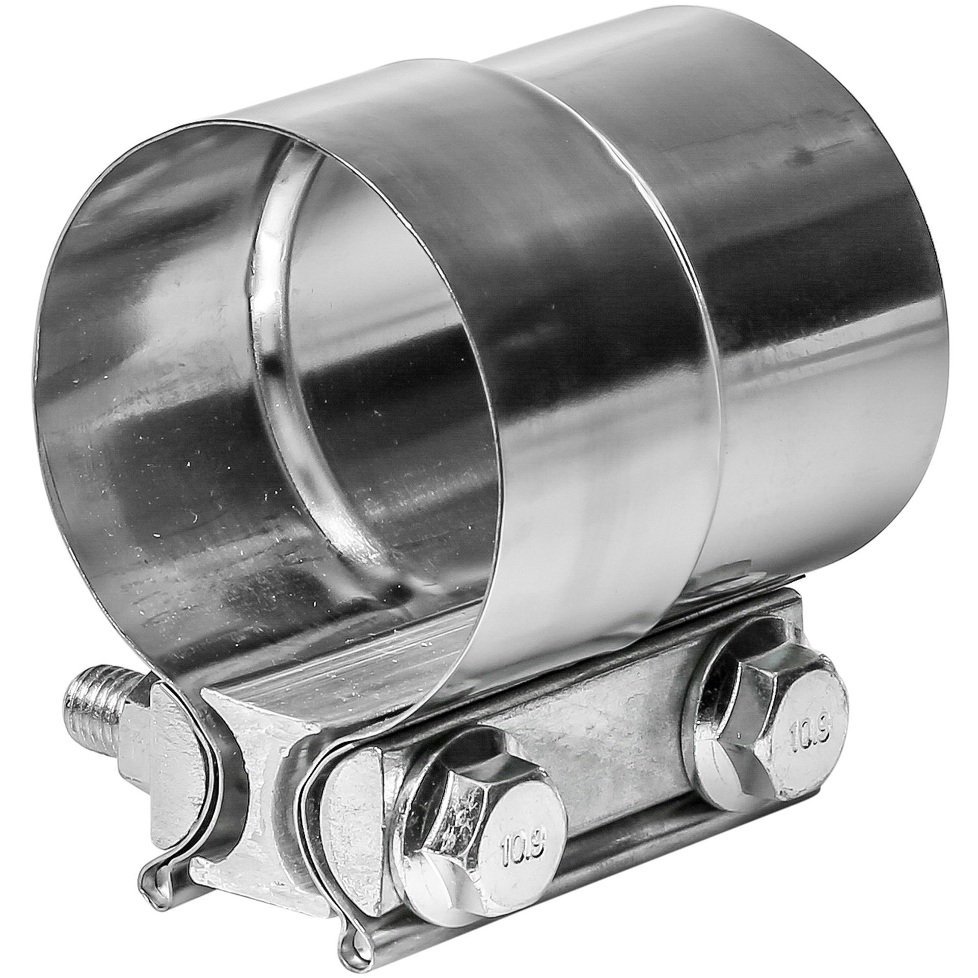 TOTALFLOW 5 TF-JB64 304 Stainless Steel Butt Joint Exhaust Muffler Clamp Band-5 Inch 
