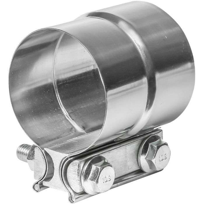 TOTALFLOW TF-J59 Lap Joint Exhaust Muffler 2-3/4" Inch Clamp Band | 2.75" Inch TOTALFLOW TF-J59 Lap Joint Exhaust Muffler 2-3/4" Inch Clamp Band | 2.75" Inch