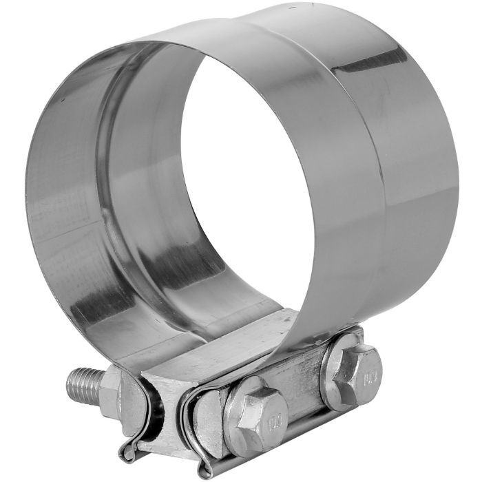 TOTALFLOW TF-J61 Lap Joint Exhaust Muffler 3-1/2" Inch Clamp Band | 3.5" Inch TOTALFLOW TF-J61 Lap Joint Exhaust Muffler 3-1/2" Inch Clamp Band | 3.5" Inch
