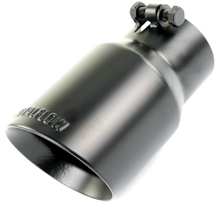 TOTALFLOW 472B Universal Bolt-On Double Wall 2" Inch Exhaust Tip - Black Finish TOTALFLOW 472B Universal Bolt-On Double Wall 2" Inch Exhaust Tip - Black Finish