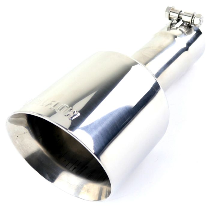 TOTALFLOW 51235P Universal 3 1/2 Inch Bolt-On Double Wall 3.5" Inch Exhaust Tip - Polished Finish TOTALFLOW 51235P Universal 3 1/2 Inch Bolt-On Double Wall 3.5" Inch Exhaust Tip - Polished Finish
