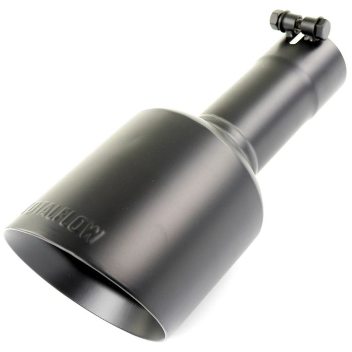 TOTALFLOW 512225B Universal 2 1/4 Inch Bolt-On Double Wall 2.25" Inch Exhaust Tip - Black Finish TOTALFLOW 512225B Universal 2 1/4 Inch Bolt-On Double Wall 2.25" Inch Exhaust Tip - Black Finish