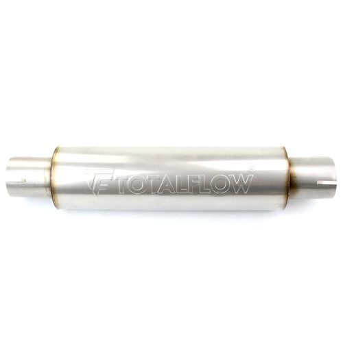 TOTALFLOW 22219S Straight Through Universal Slotted Ends Exhaust Muffler - 3 Inch ID