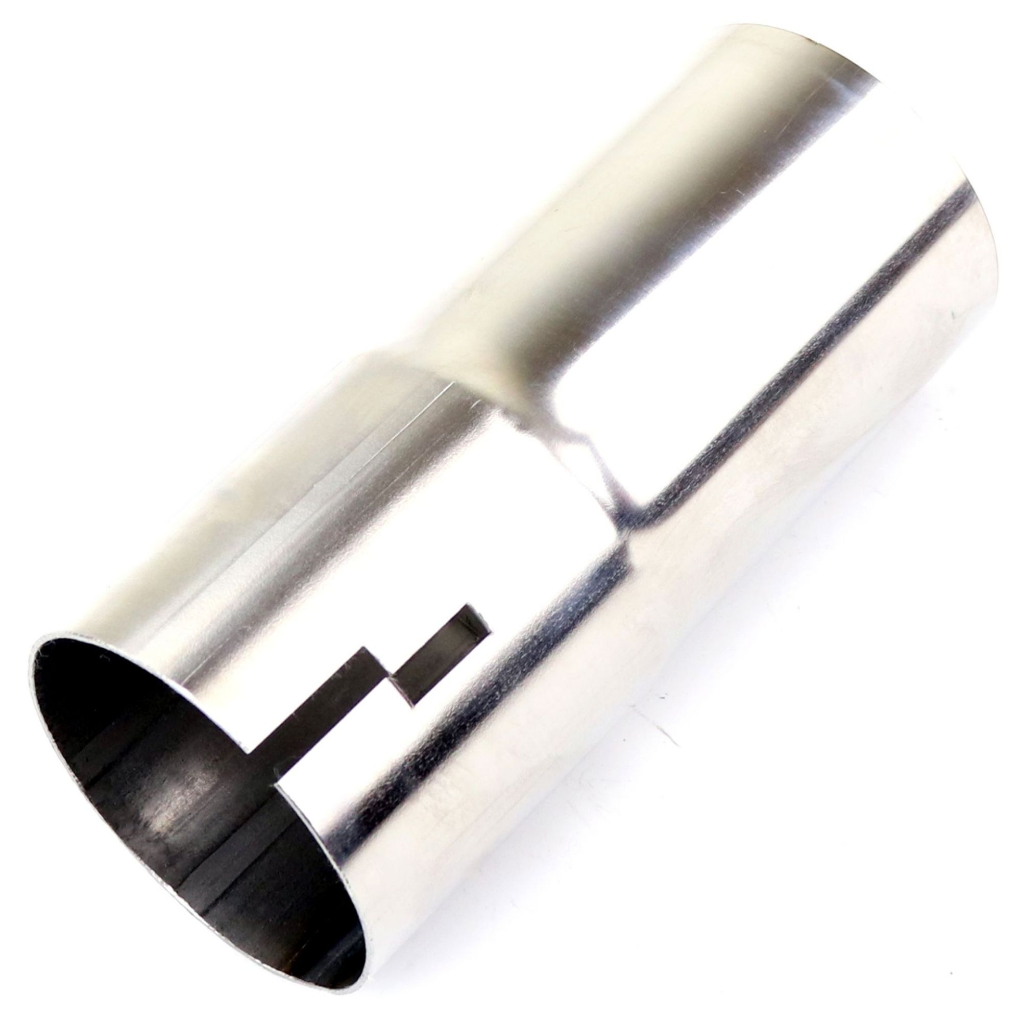 thumbnail image 2 of 3 To 2 Inch Stainless Steel Exhaust Reducer Connector – Universal Bike/Car Adapter Tube 2 of 5