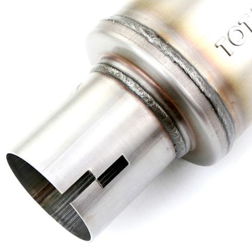 TOTALFLOW 20119N Straight Through Universal Notched Ends Exhaust Muffler - 3 Inch ID