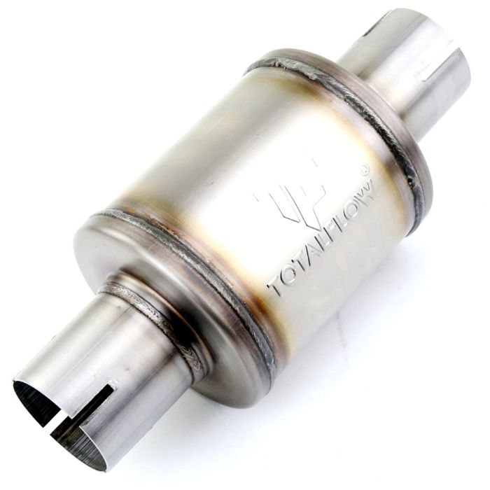 TOTALFLOW 20319S Straight Through Universal Slotted Ends Exhaust Muffler - 3 Inch ID TOTALFLOW 20319S Straight Through Universal Slotted Ends Exhaust Muffler - 3 Inch ID