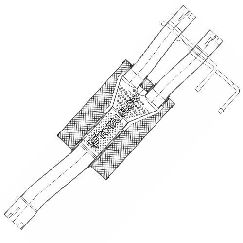 TOTALFLOW 314633 Dodge Ram 1500 Direct Fit Exhaust Muffler System	