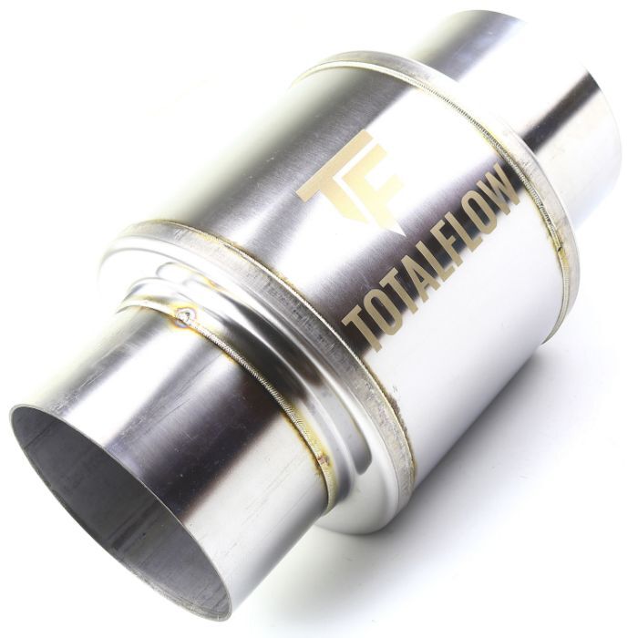 TOTALFLOW 20521 Straight Through Universal Exhaust Muffler - 4 Inch ID | Diesel Exhaust Muffler TOTALFLOW 20521 Straight Through Universal Exhaust Muffler - 4 Inch ID | Diesel Exhaust Muffler
