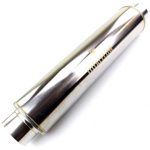 TOTALFLOW 20822 Straight Through Universal Exhaust Muffler - 5 Inch ID | Diesel Exhaust Muffler