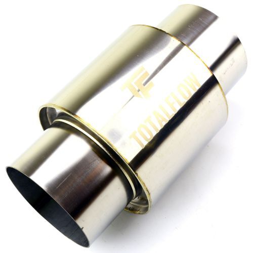 TOTALFLOW 22521 Straight Through Universal Exhaust Muffler - 4 Inch ID | Diesel Exhaust Muffler