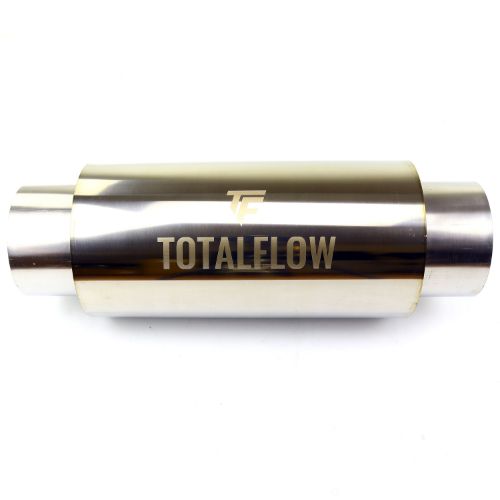 TOTALFLOW 22721 Straight Through Universal Exhaust Muffler - 4 Inch ID | Diesel Exhaust Muffler