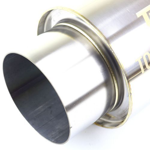 TOTALFLOW 22722 Straight Through Universal Exhaust Muffler - 5 Inch ID | Diesel Exhaust Muffler