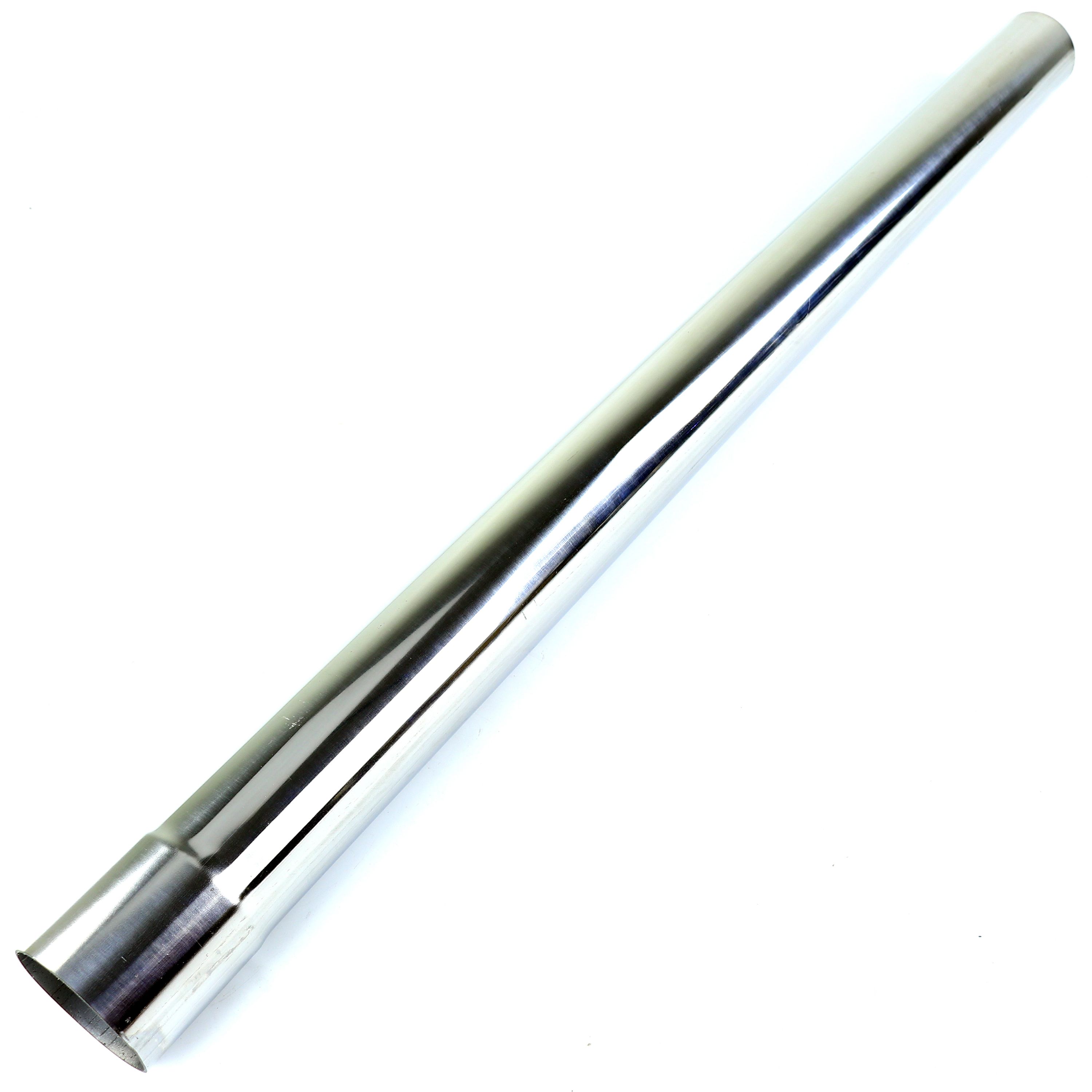 Colt Exhaust 5" ID X 60" Long Stainless Steel Straight Pipe With 2 Band Clamps