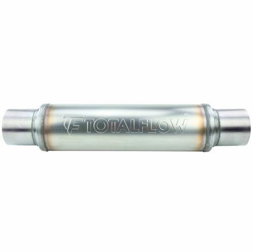 TOTALFLOW 20217 Straight Through 2-3/4 inch Universal Exhaust Muffler - 2.75 Inch ID
