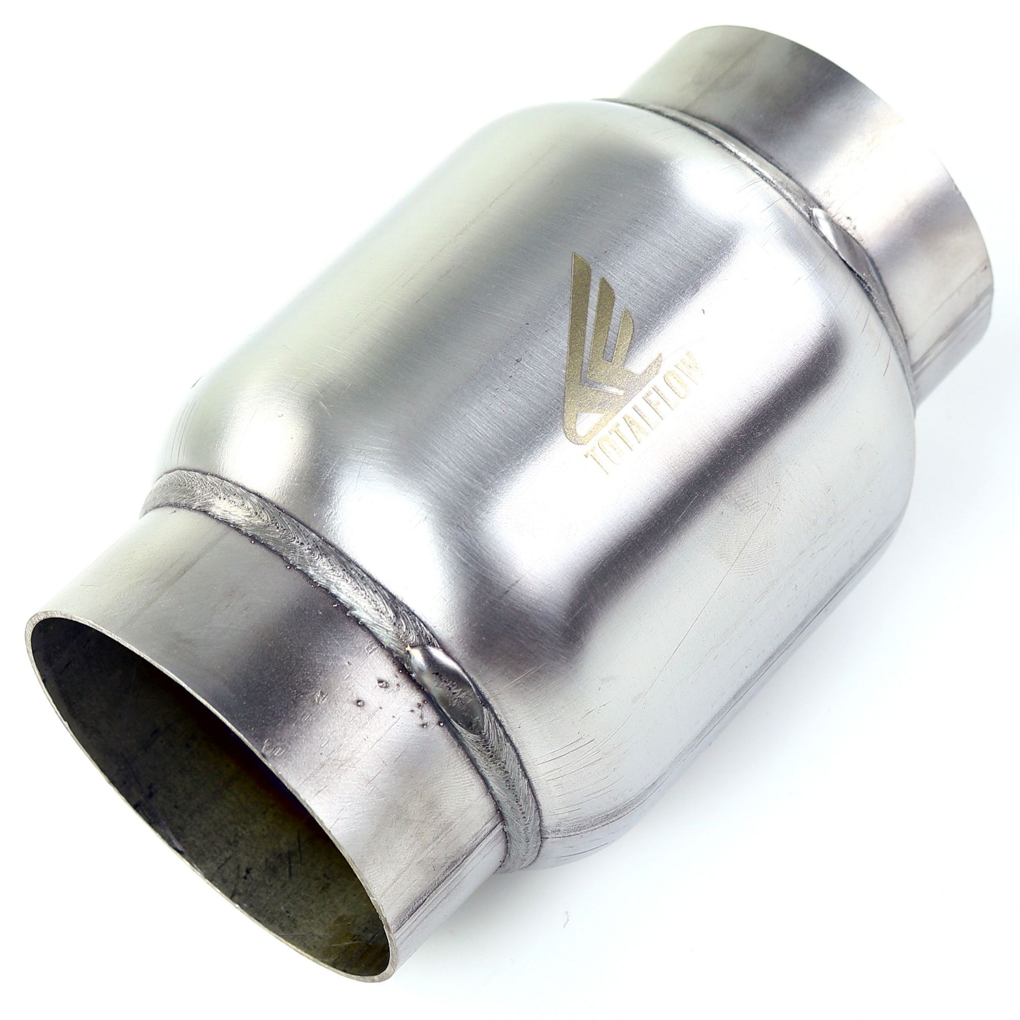 TOTALFLOW 646 Universal Race 3-1/2 Inch Exhaust Muffler - 3.5 Inch Inner Diameter | 3.5 Inch Outer Diameter