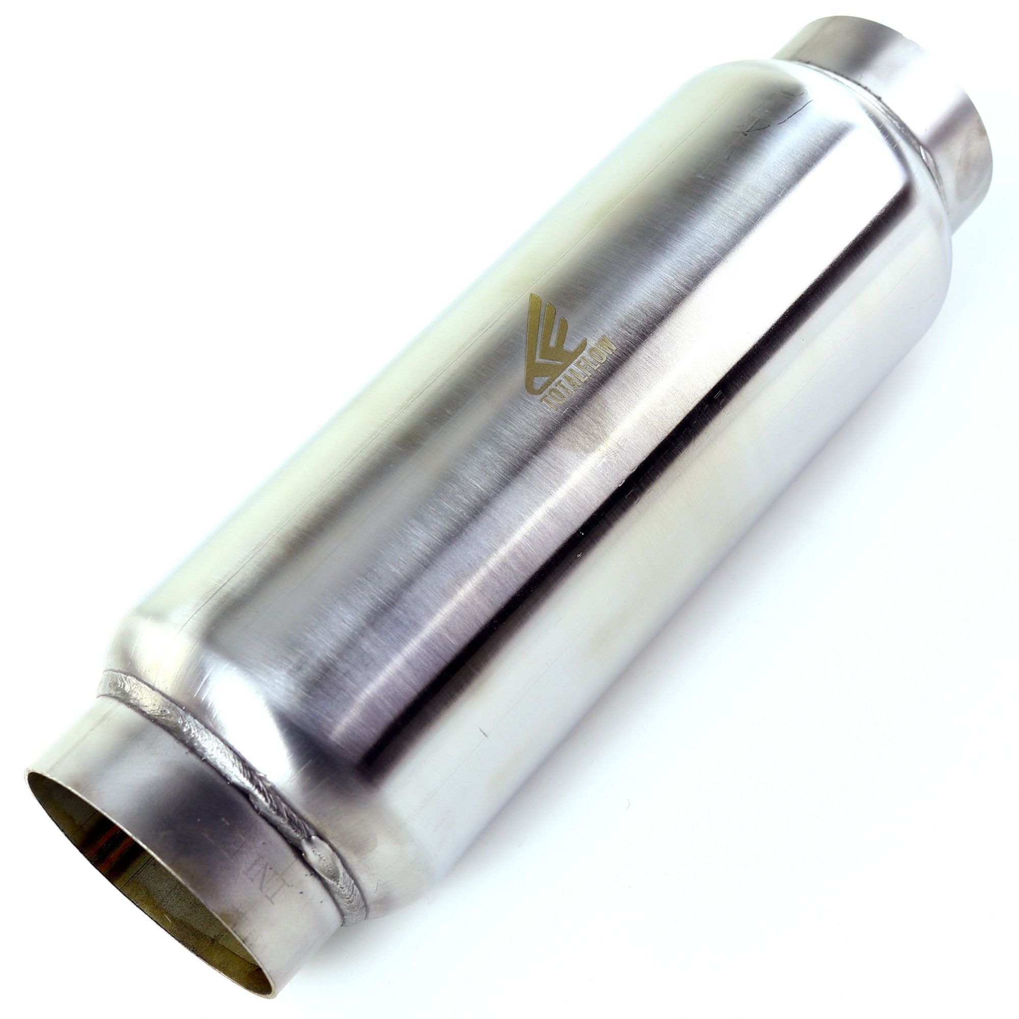 TOTALFLOW 2102B Universal Race Exhaust Muffler - 2 Inch Inner Diameter | 2 Inch Inner Diameter