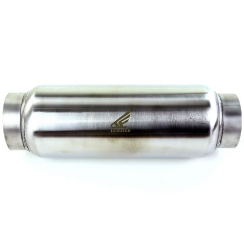 TOTALFLOW 2104B Universal Race 2-1/2 Inch Exhaust Muffler - 2.5 Inch Inner Diameter | 2.5 Inch Inner Diameter
