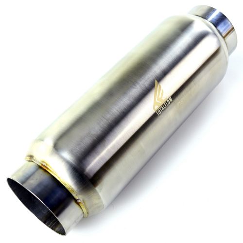 TOTALFLOW 12104B Universal Race 2-1/2 Inch Exhaust Muffler - 2.5 Inch Inner Diameter | 2.5 Inch Inner Diameter