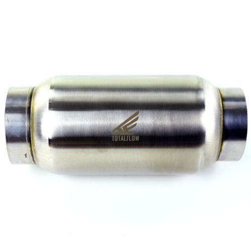 TOTALFLOW 9945 Universal Race Exhaust Muffler - 3 Inch Inner Diameter | 3 Inch Outer Diameter