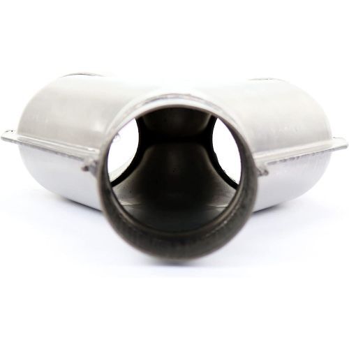TOTALFLOW TF-SY2524 | Universal Exhaust 2-1/2" Inch Single - 2-1/4" Dual Y-Pipe