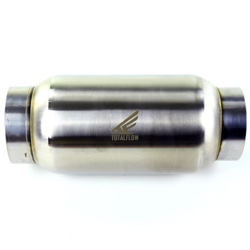 TOTALFLOW 943B Universal Race 2-1/4 Inch Exhaust Muffler - 2.25 Inch Inner Diameter | 2.25 Inch Inner Diameter	